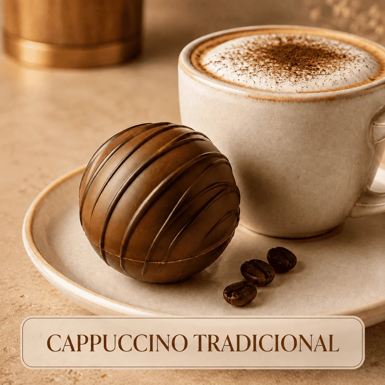 Cápsula artesanal sabor Cappuccino Tradicional