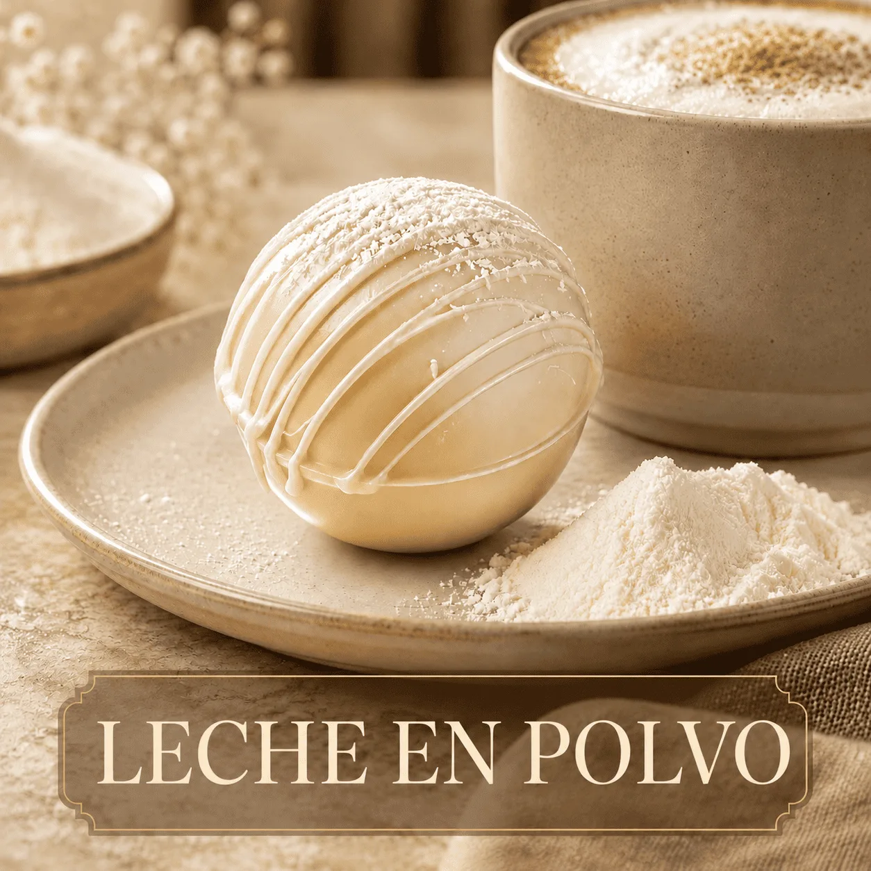 Cápsula artesanal sabor Leche en Polvo